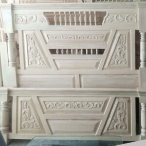 Premium Wooden Bed | Handcrafted Solid Wood Bed by Javeed Wood Work